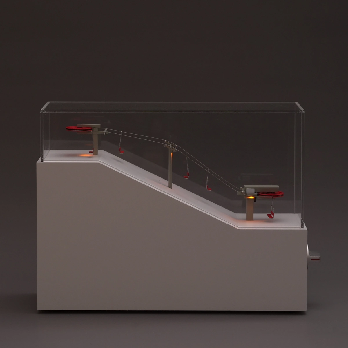 スキーリフトのミニチュアアート『CL-1』　側面